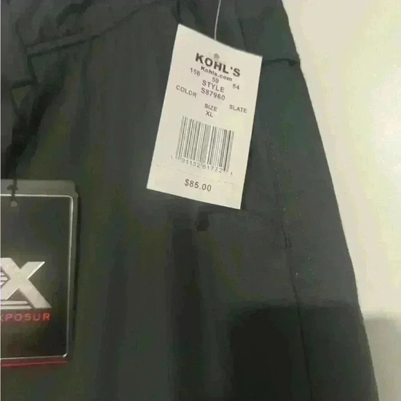 New ZeroXposur Men’s Gray Snow Ski Pants Fleece Lined Pockets Zip Ankles XL - Picture 3 of 9